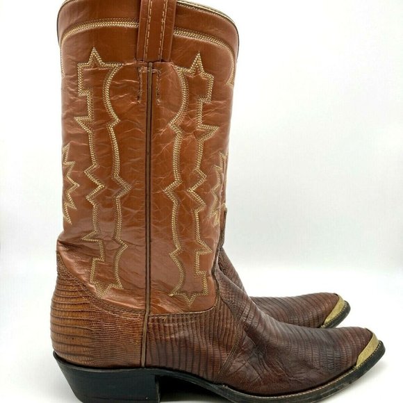 exotic leather boots